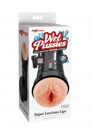 Wet Pussies - Super Luscious Lip Self -  Lubricating Stroker - Light