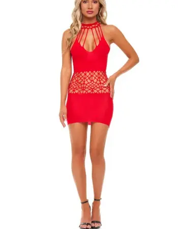 Rich B Phase Dress - One Size - Red