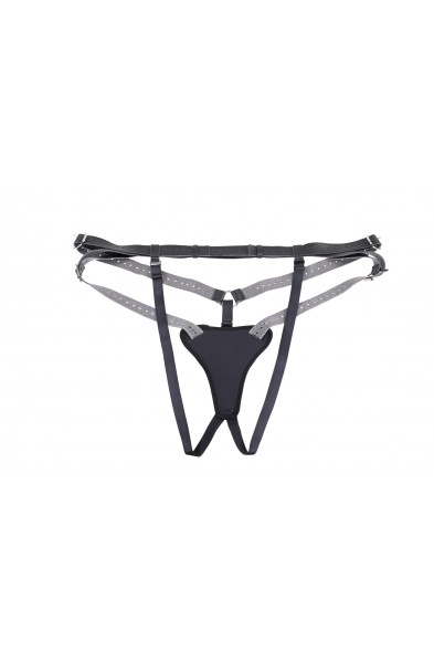 Aurora High Waisted Strap on - Black