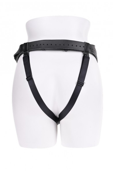 Aurora High Waisted Strap on - Black