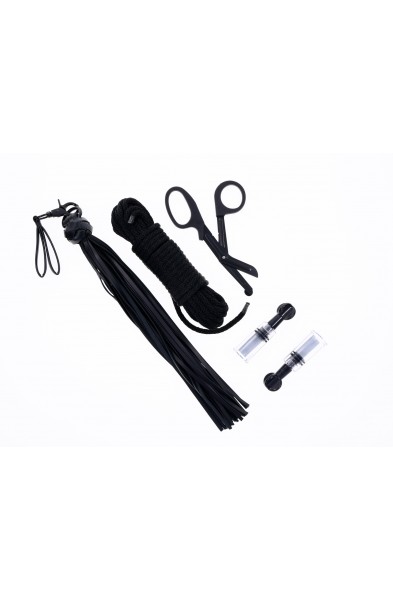 Tied and Twisted Bondage Kit - Black