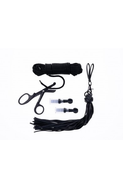 Tied and Twisted Bondage Kit - Black