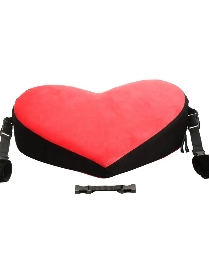 Bondage Love Pillow - Black/red