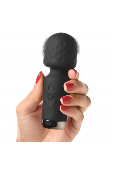 10x Mini Silicone Wand -  Black