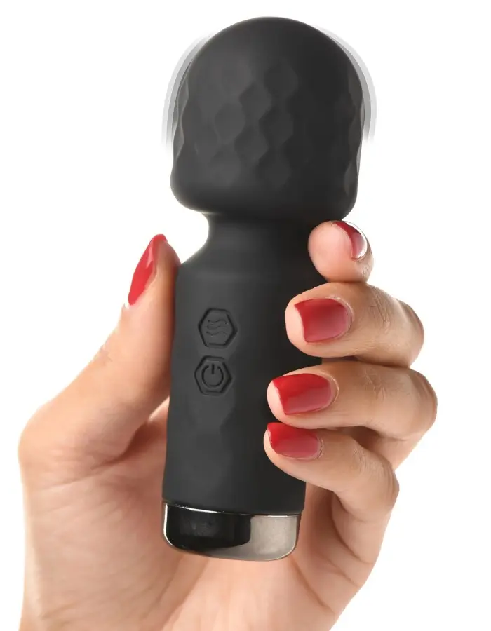 10x Mini Silicone Wand -  Black