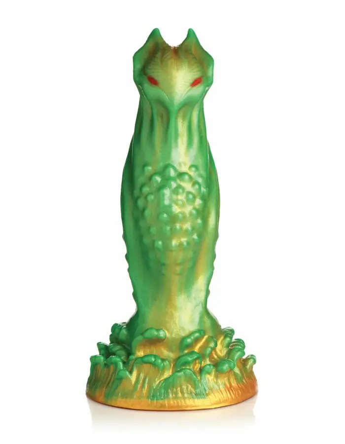 Nebula Alien Silicone Dildo - Green