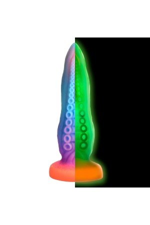 Tenta-Cock Glow-in-the-Dark Silicone Dildo