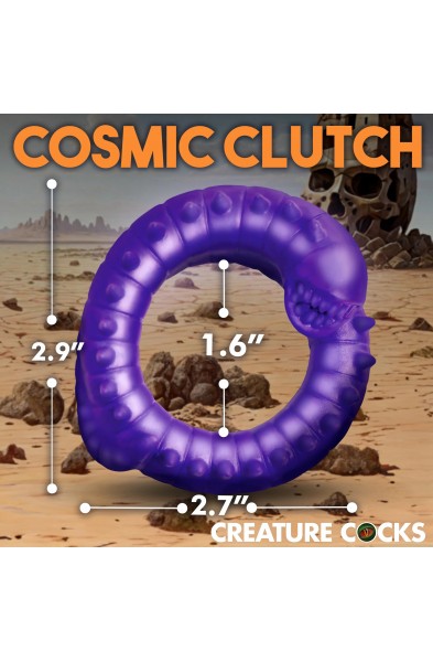 Slitherine Silicone Cock Ring - Purple