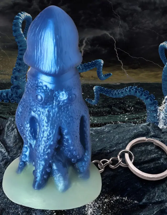 Cocktopus Keychain - Blue
