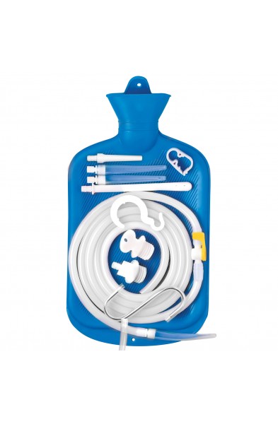 Deluxe Shower Enema Kit - Blue