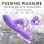 Pro-Thrust Max 14x Thrusting and Pulsing Silicone  Rabbit - Purple