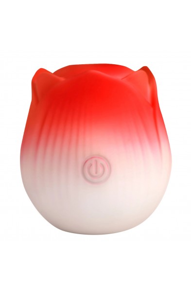 Pulsing Petals Throbbing Rose Stimulator - Red