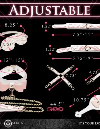 Pink Kitty Bondage Set - White/pink