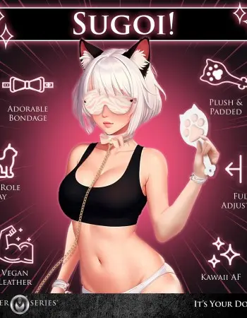 Pink Kitty Bondage Set - White/pink