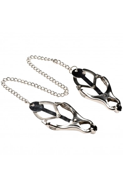 Primal Spiked Clover Nipple Clamps - Silver