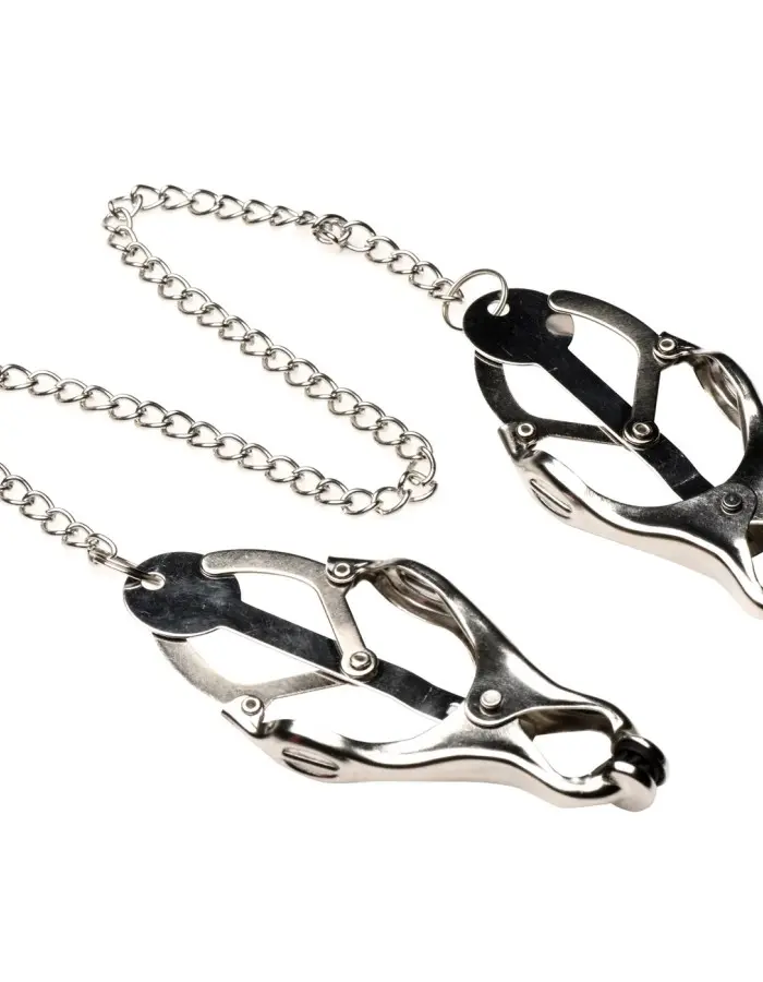 Primal Spiked Clover Nipple Clamps - Silver