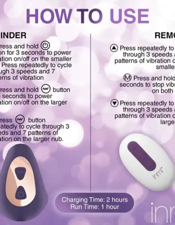 Vibrating Silicone Grinder - Purple