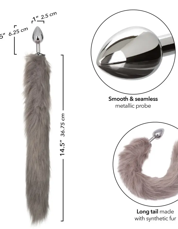 Running Wild Tail - Grey