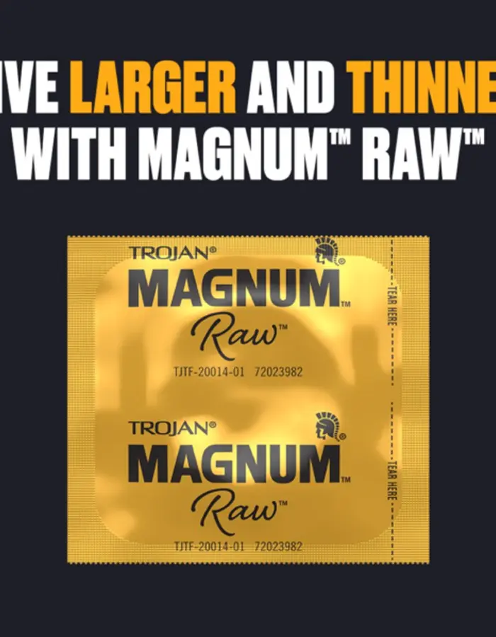 Trojan Magnum Raw 3 Ct Condoms