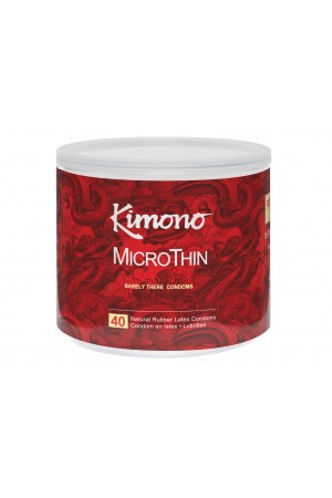 Kimono Bowl Microthin 40 Count Condoms