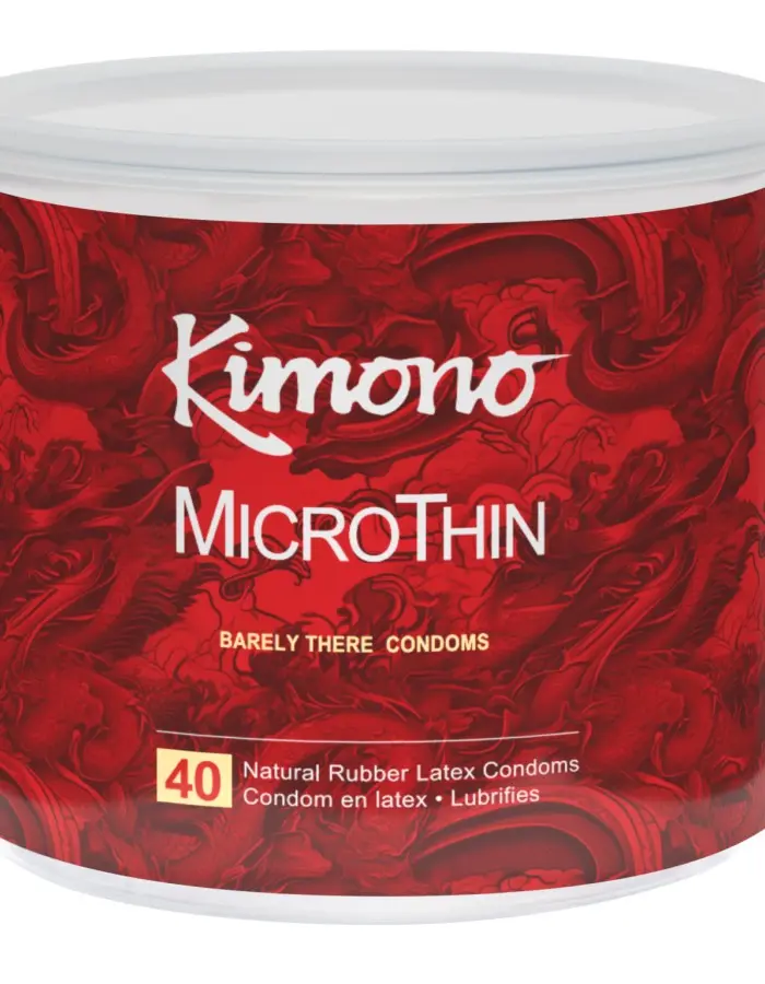 Kimono Bowl Microthin 40 Count Condoms