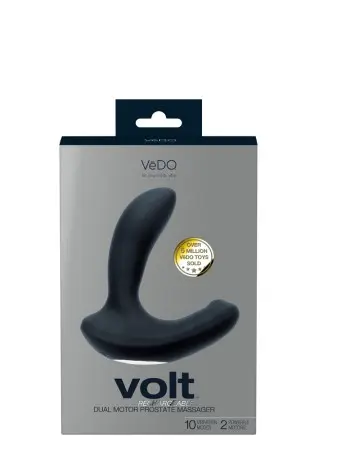 Volt Rechargeable Prostate Vibe - Black