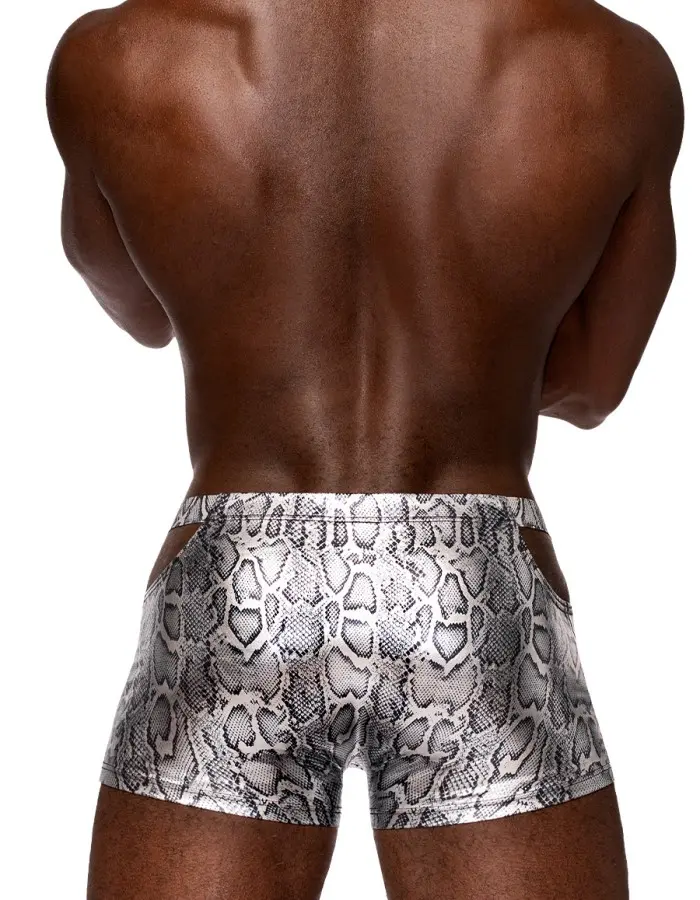 s'naked Pouch Short - Large - Silver/black