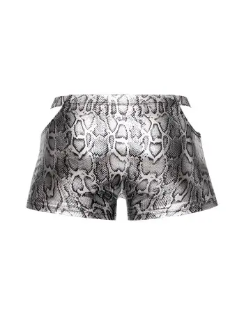 s'naked Pouch Short - Large - Silver/black