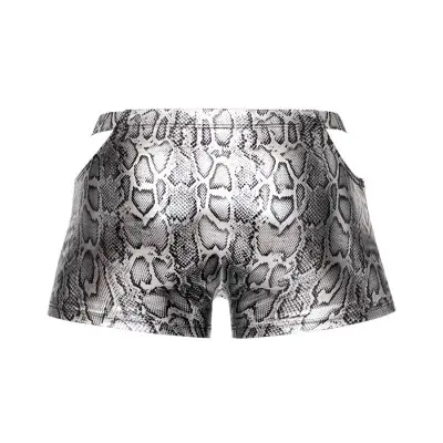 s'naked Pouch Short - Large - Silver/black