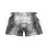s'naked Pouch Short - Large - Silver/black
