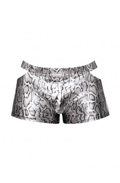 s'naked Pouch Short - Large - Silver/black