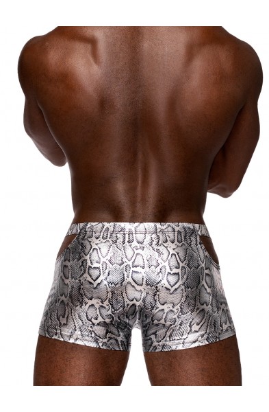 s'naked Pouch Short - Medium - Silver/black