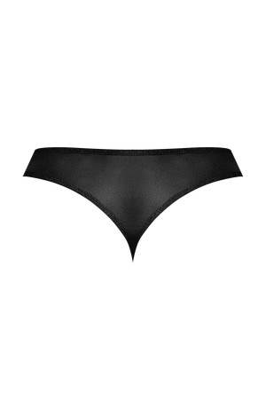 Sassy Lace - Open Ring Thong - Large/x-Large - Black