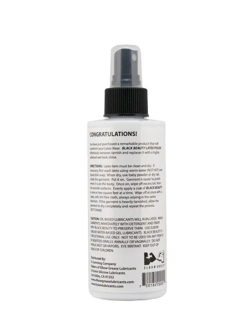 Black Beauty Latex Cleaner 7 Oz