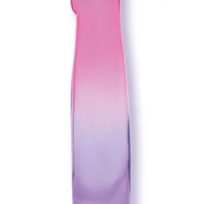 Shades, 6.25" G-Spot Jelly Tpr Gradient Dong - Pink and Purple