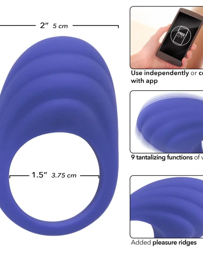 Calexotics Connect Couples Ring - Periwinkle