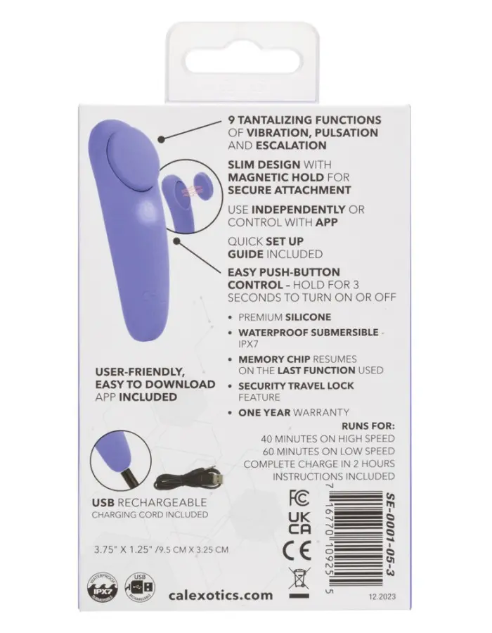 Calexotics Connect Panty Teaser - Periwinkle