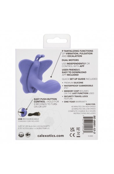 Calexotics Connect Venus Butterfly - Periwinkle