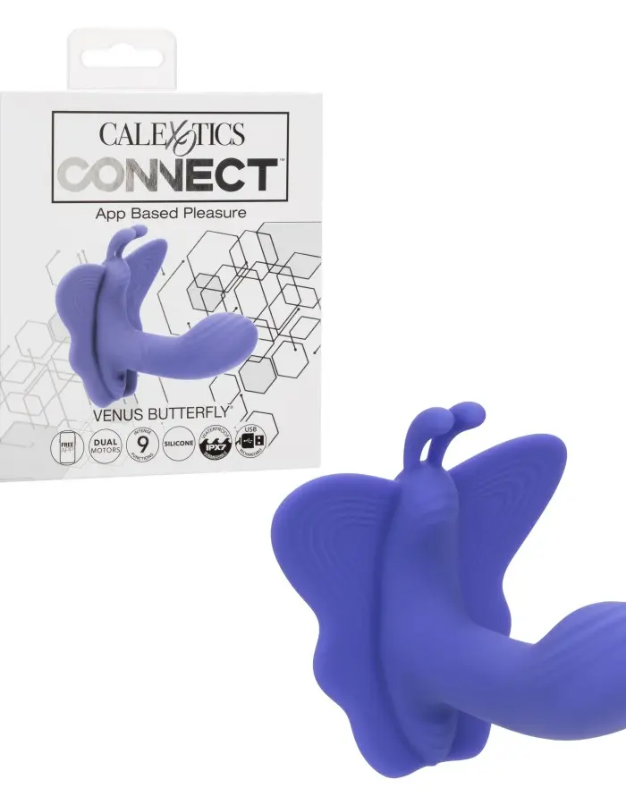 Calexotics Connect Venus Butterfly - Periwinkle