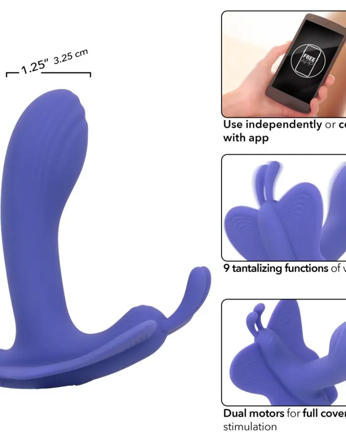 Calexotics Connect Venus Butterfly - Periwinkle