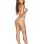 Lace Open Strappy Teddy - One Size - White