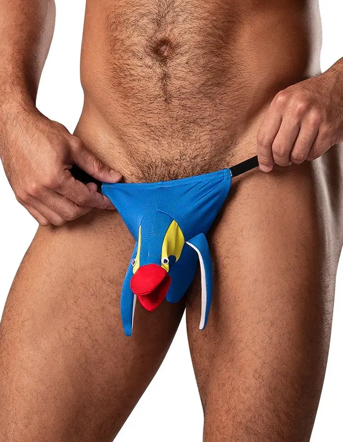 Blue Swallow G-String - One Size - Blue