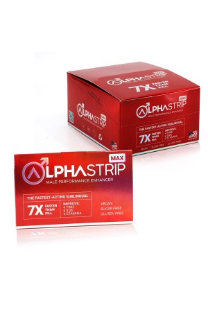 Alphastrip Max Male Performance Enhancer 36 Ct Display