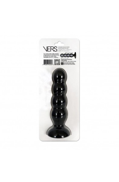 Vers Liquid Silicone Suction Plug - Black