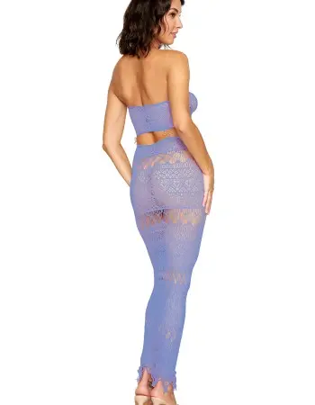 Bodystocking Gown - One Size - Lavender Haze