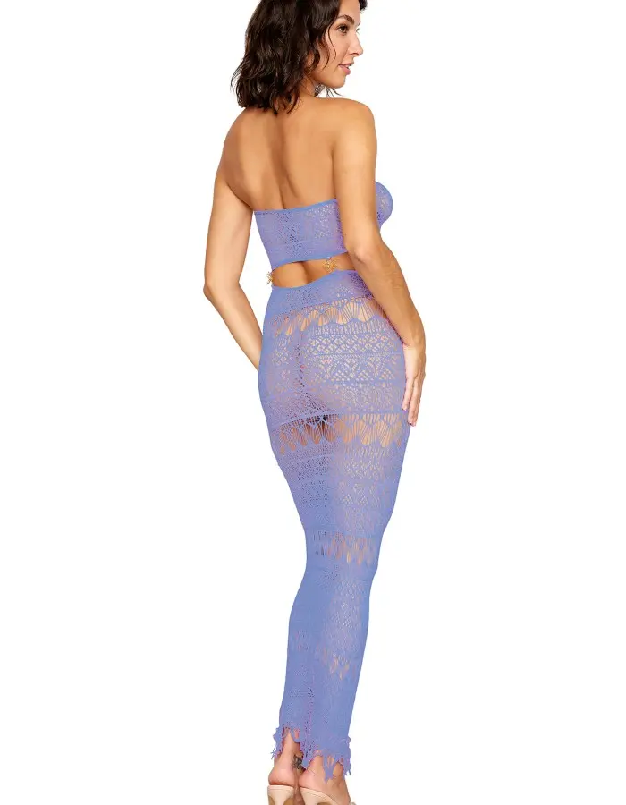 Bodystocking Gown - One Size - Lavender Haze
