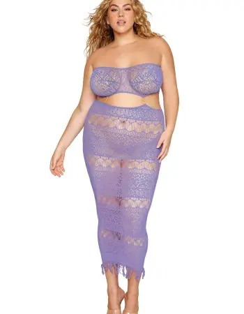 Bodystocking Gown - Queen Size - Lavender Haze