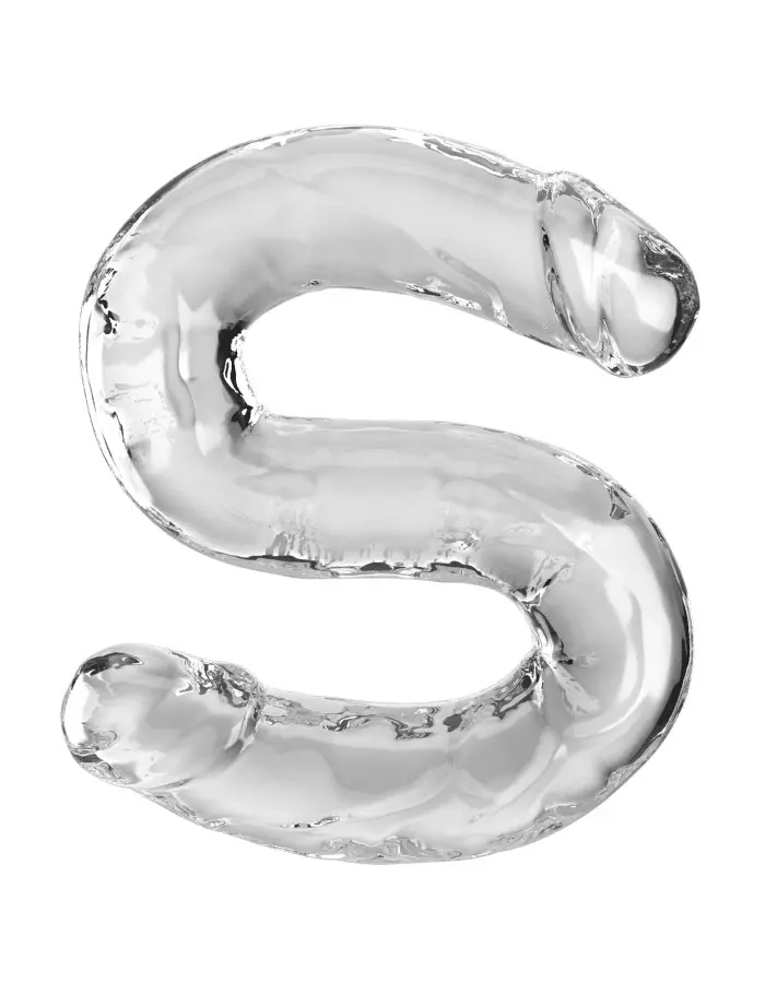 18 Inch Double Dildo - Clear