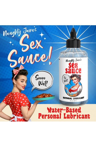 Naughty Jane's Sex Sauce Natural Lubricant 8oz