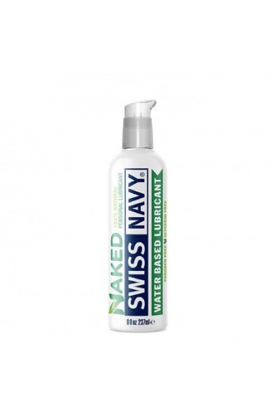 Swiss Navy Naked Water Based Lubricant 8 Oz